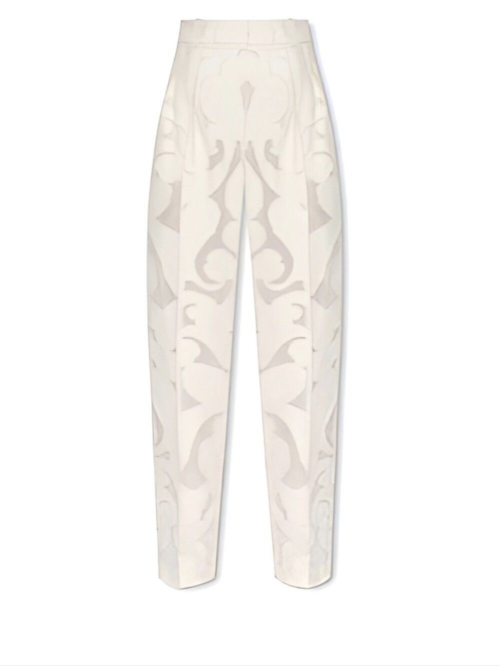 The Mannei Nausa jacquard tapered cotton pants in Vanilla Size 34 NWT
